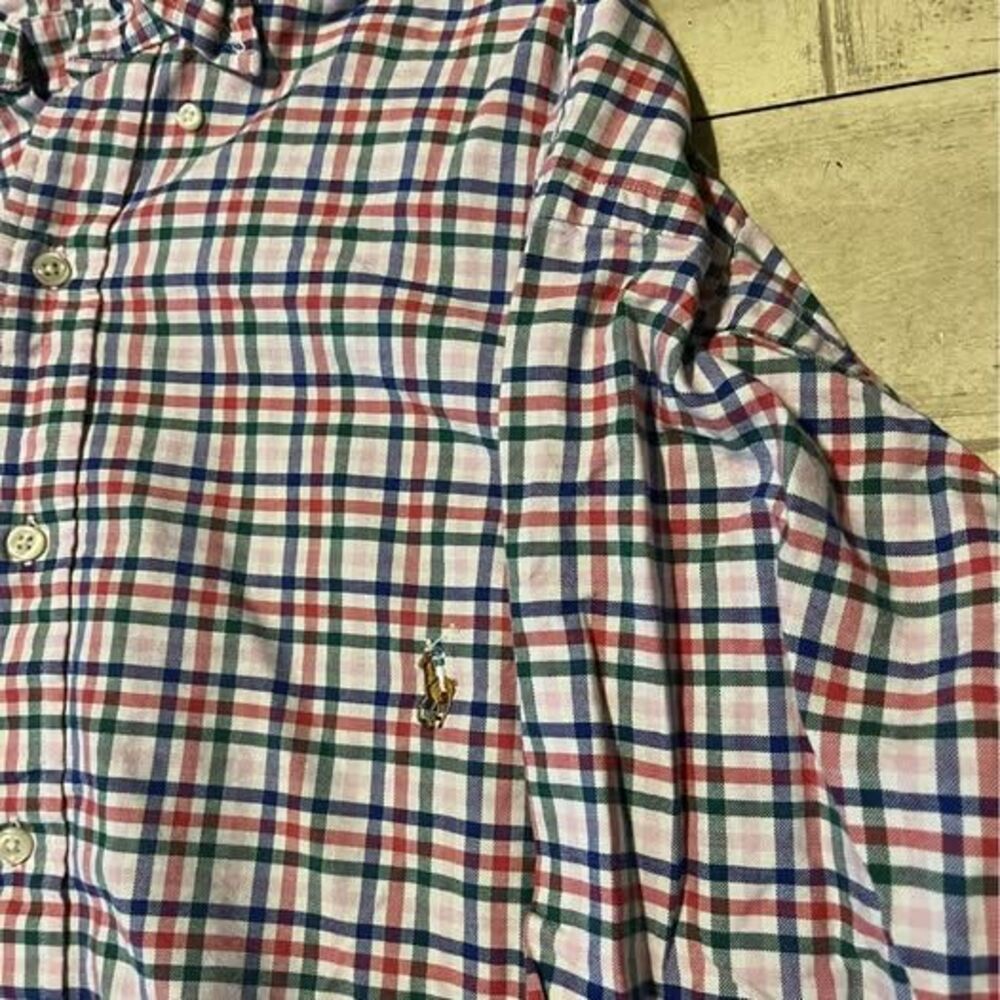 Ralph Lauren rugby button down dress/casual shirt size XLT